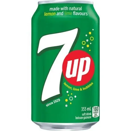 Газирана напитка 7UP кен, 330мл - 7UP