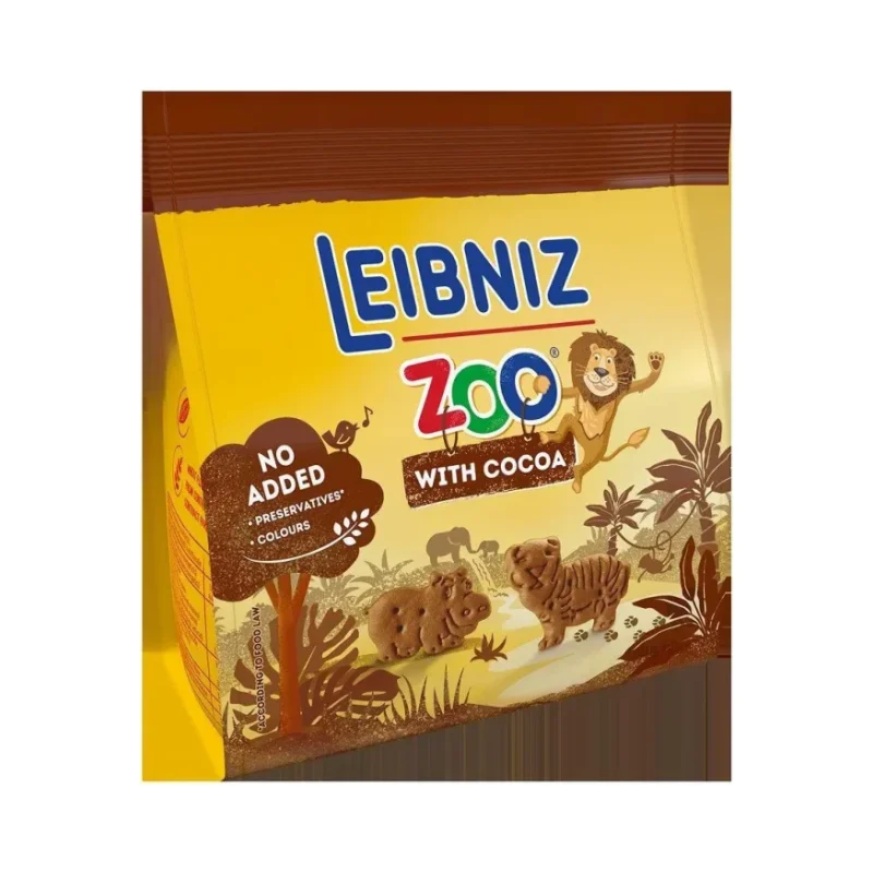 Бисквити LEIBNIZ ZOO JUNGLE, 100 гр - LEIBNIZ