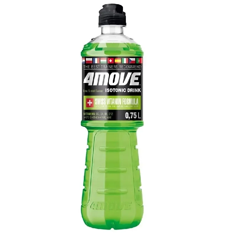 Изотонична напитка 4MOVE Мента, лимон 750мл