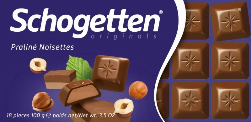 Шоколад SCHOGETTEN с нуга крем 100 г - SCHOGETTEN