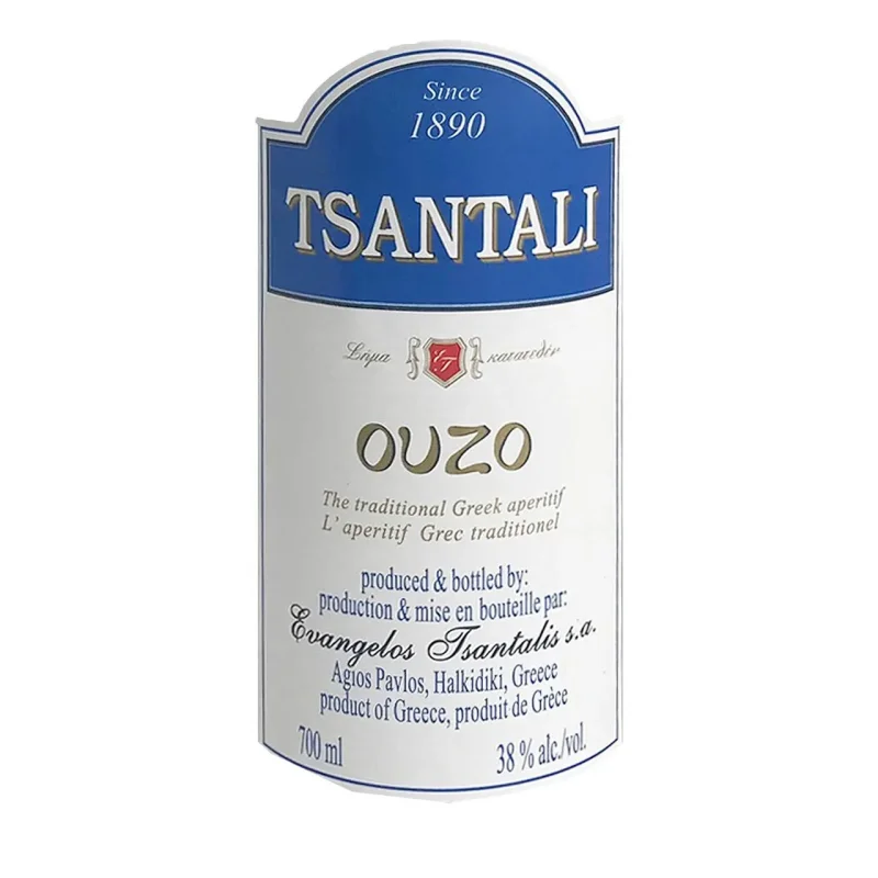 Узо TSANTALI 38% 700 мл - TSANTALI