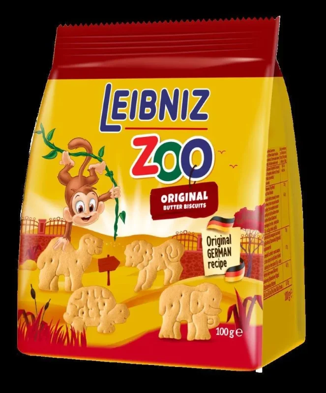 Бисквити Leibniz Zoo 100g - LEIBNIZ