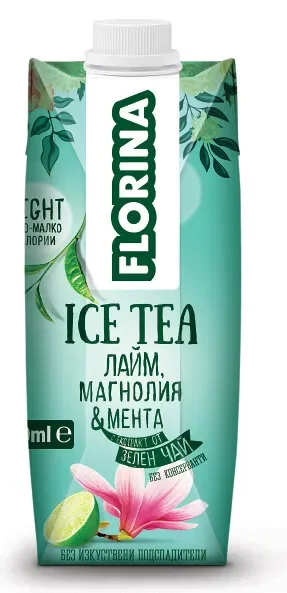 Студен чай FLORINA лайм,мента,магнолия 500мл - FLORINA