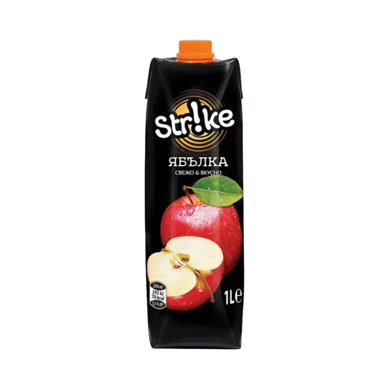 Напитка STRIKE ябълка 10% 1л