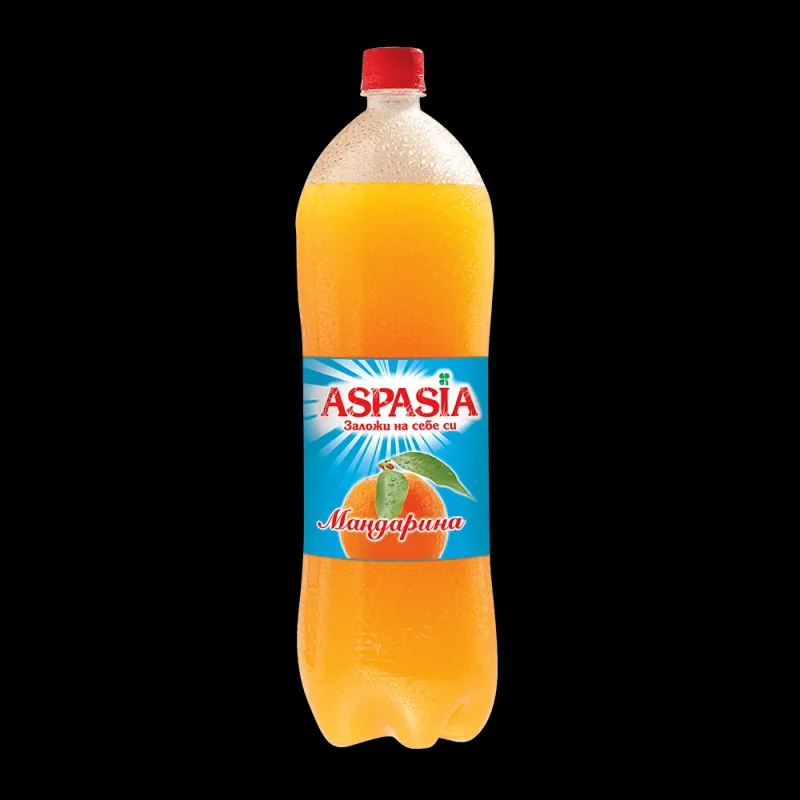 Газирана напитка ASPASIA Мандарина 2 л - ASPASIA