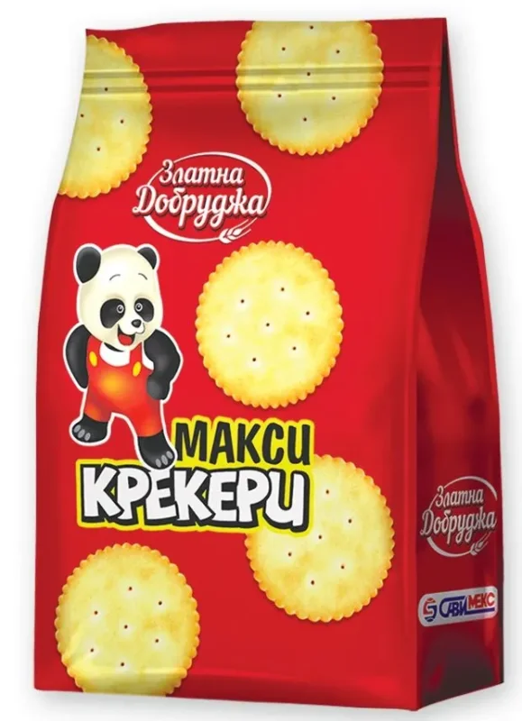 Крекери ЗЛАТНА ДОБРУДЖА макси 180 г