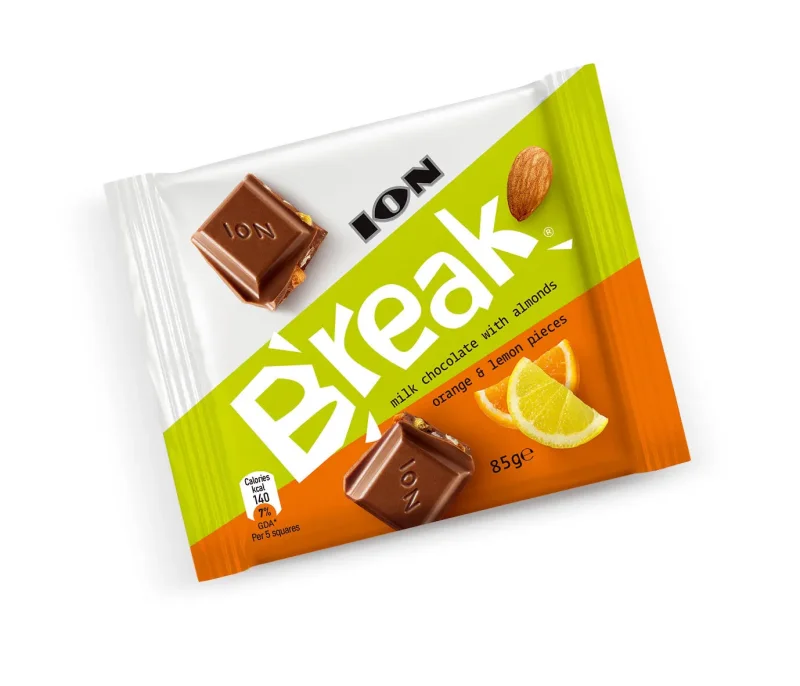 Шоколад BRAKE бадем,портокал,лимон 85 г - BRAKE