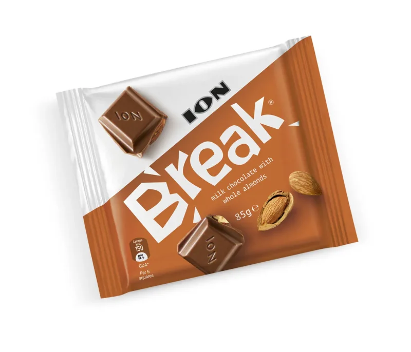 Шоколад BRAKE млечен с бадем 85 г - BRAKE