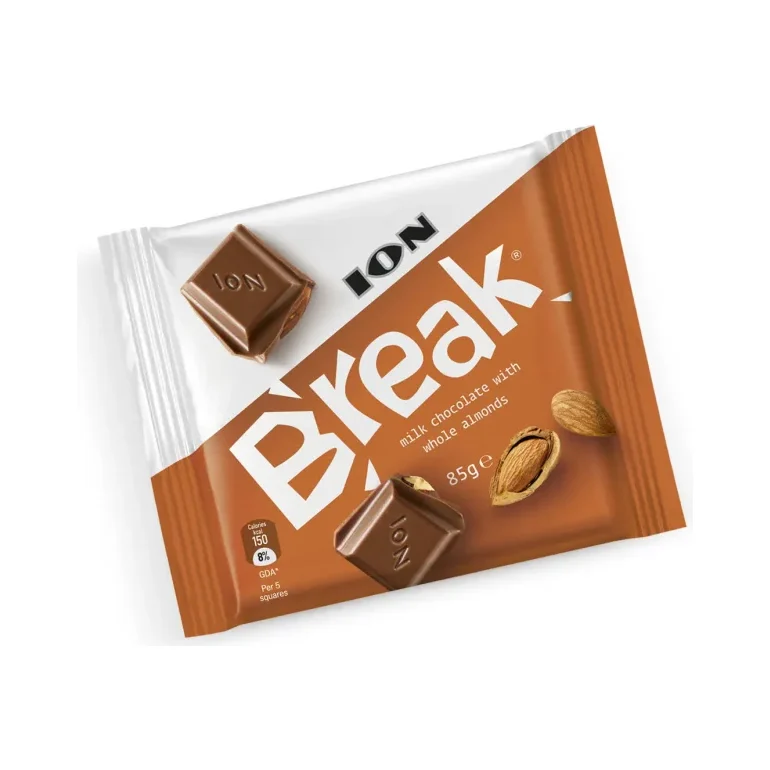 Шоколад BRAKE млечен с бадем 85 г - BRAKE