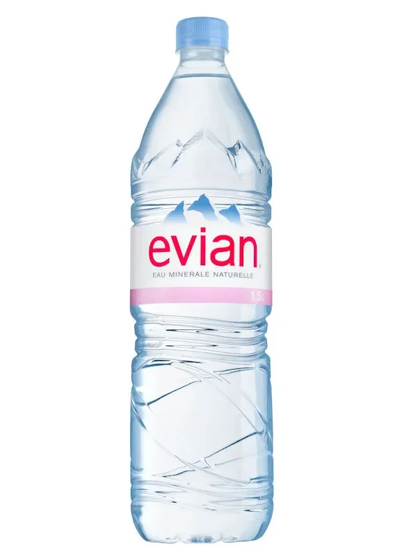 Минерална вода EVIAN 1.5мл - EVIAN