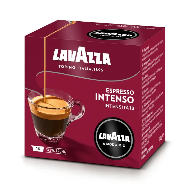 Кафе капсули LAVAZZA Espresso Intenso 16 бр. (A Modo Mio) - LAVAZZA