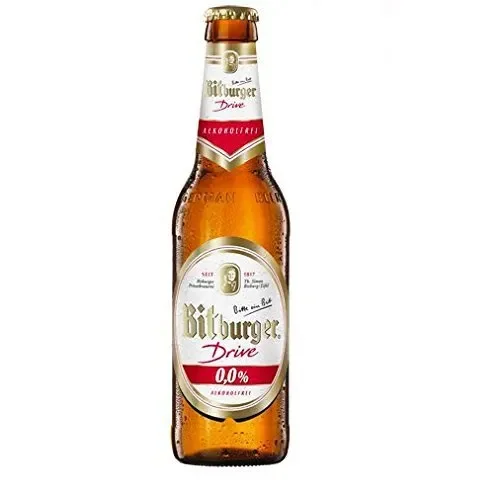 Бира BITBURGER безалкохолна 0.0% 330мл - BITBURGER