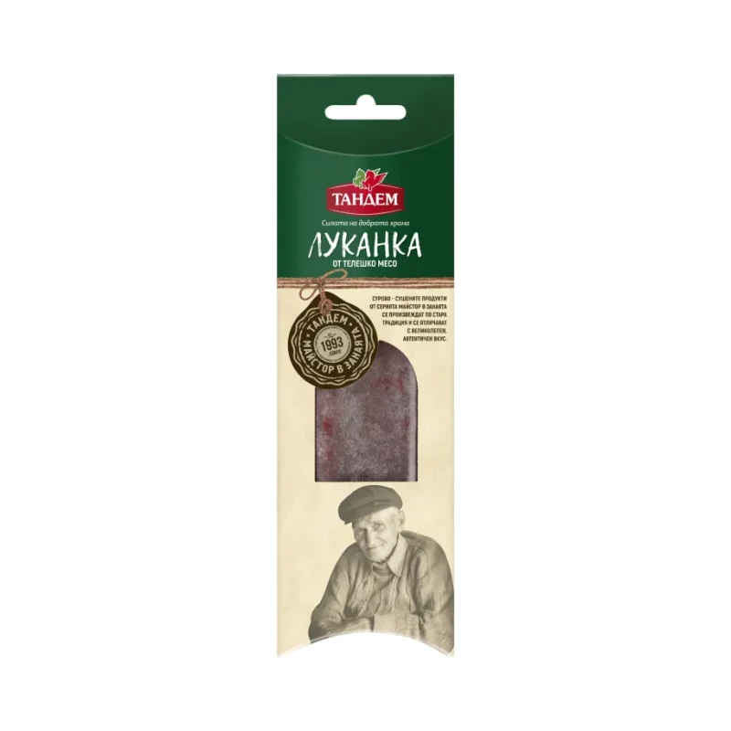 Луканка ТАНДЕМ телешка 160г - ТАНДЕМ
