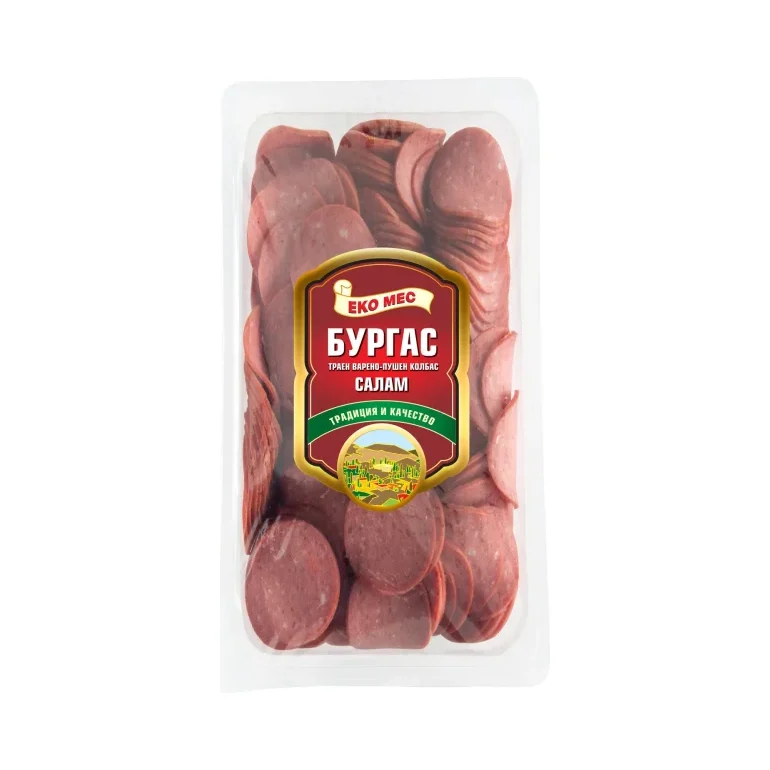 Шпек EКО МЕС Бургас слайс 160гр - Еко Мес