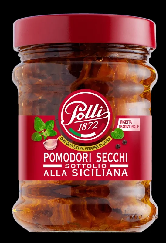 Сушени домати в олио Polli 285гр. - POLLI