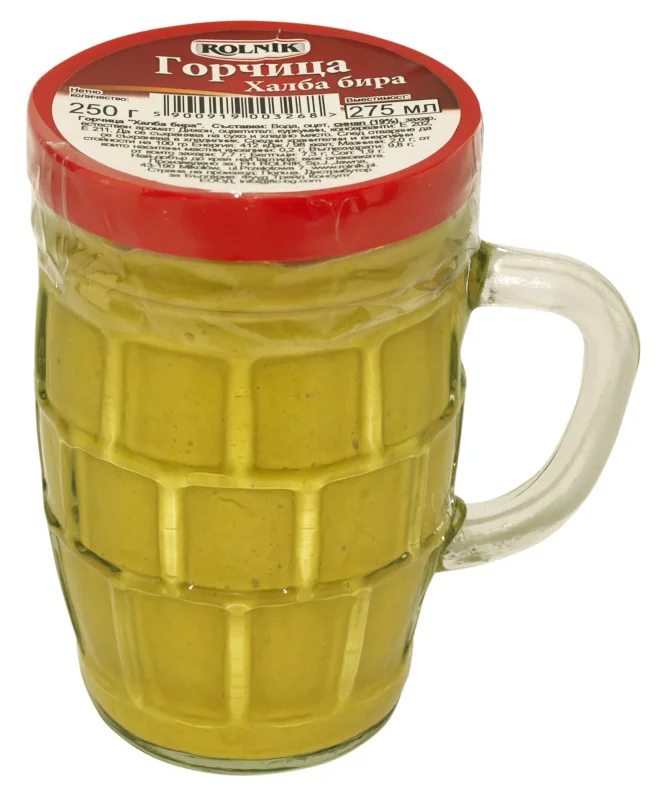 Горчица ROLNIK в халба 250гр - ROLNIK