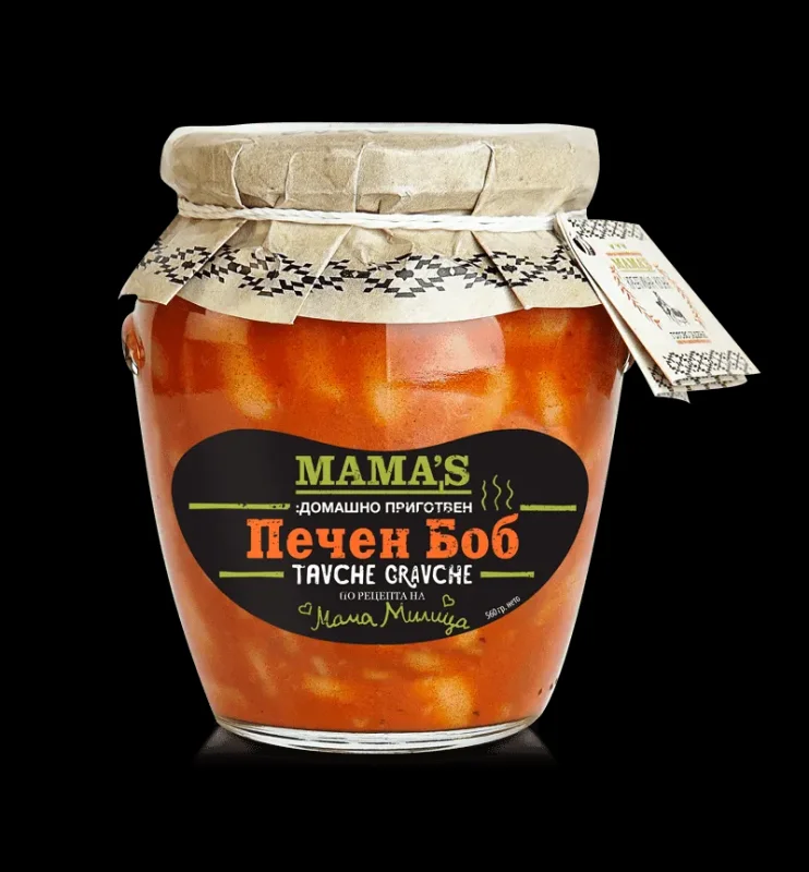 Боб Mama's Печен Тавче Гравче 600гр - Mama's