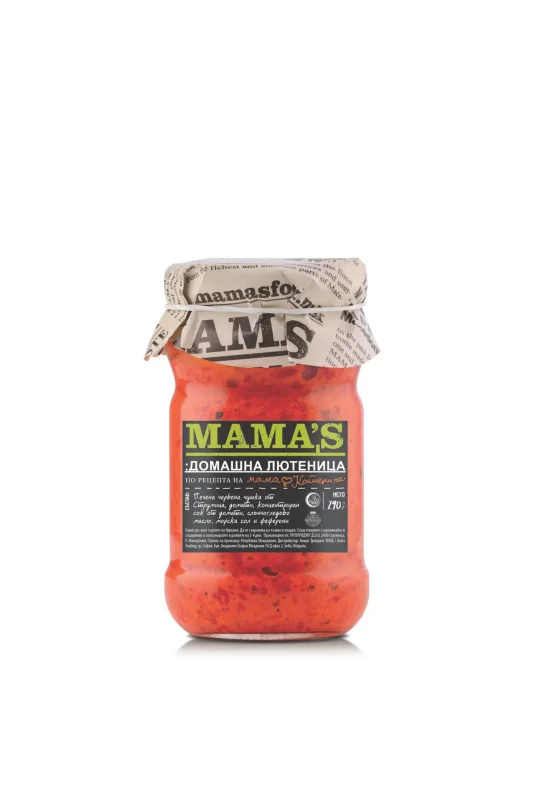 Лютеница Mama's Домашна Македонска, люта 290г - Mama's