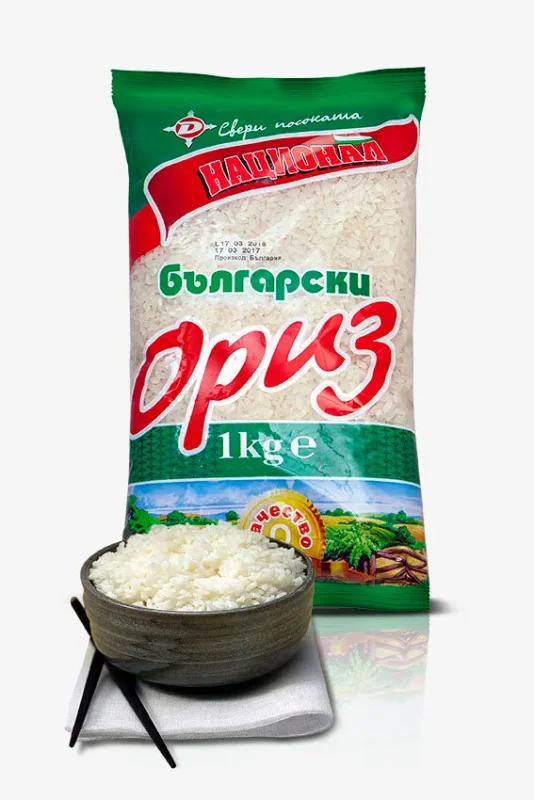 Ориз НАЦИОНАЛ български 1 кг - НАЦИОНАЛ