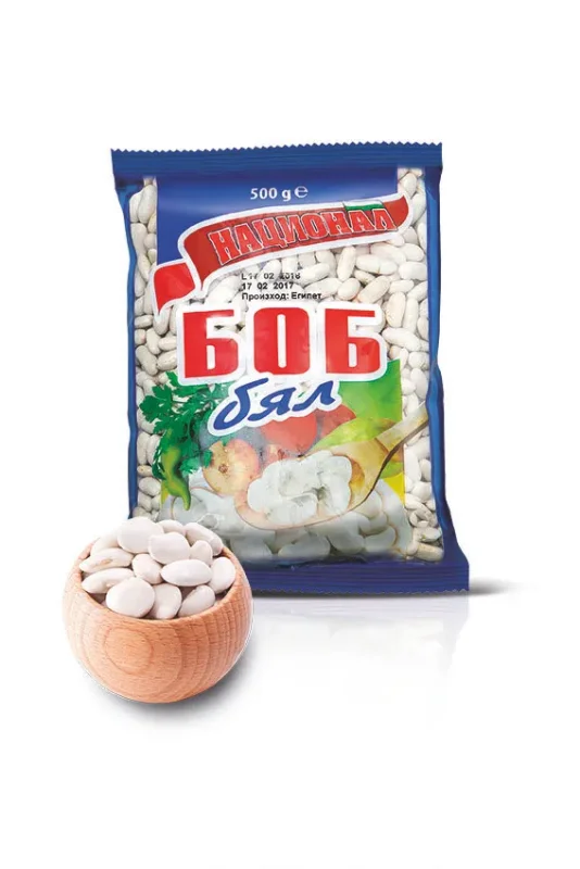 Боб НАЦИОНАЛ бял 500 г - НАЦИОНАЛ