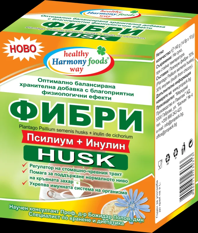 Фибри HARMONY псилиум и инулин 140 г