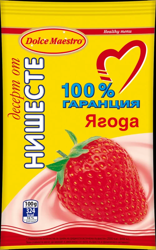 Нишесте DOLCE ягода 70 г - DOLCE MAESTRO