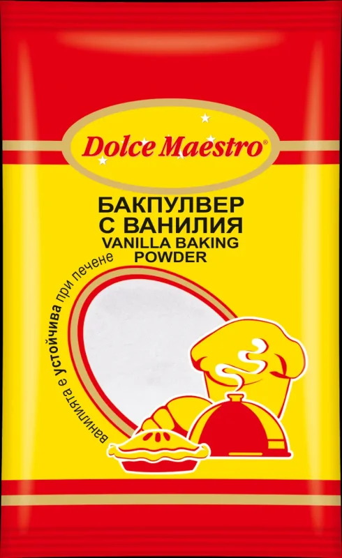 Бакпулвер DOLCE с ванилия 10 г