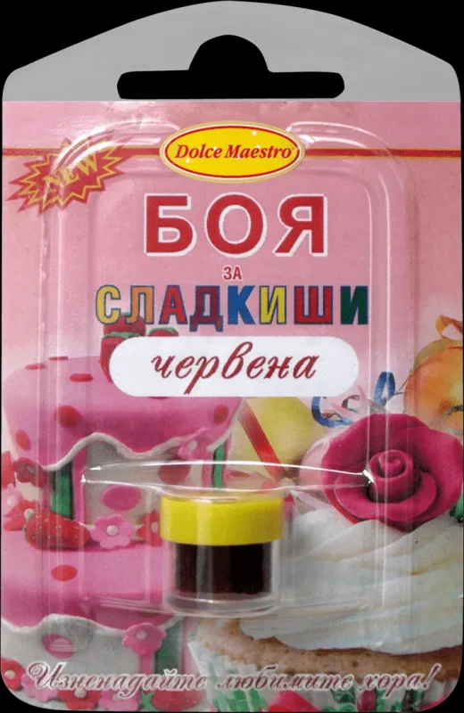 Боя за сладкиши DOLCE червена 4 г - DOLCE MAESTRO