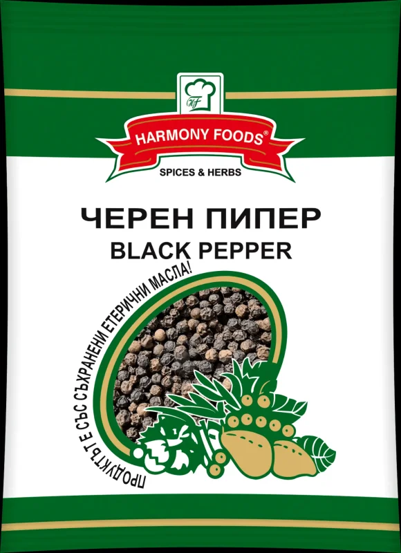 Черен пипер FOODS 50 г - HARMONY FOODS