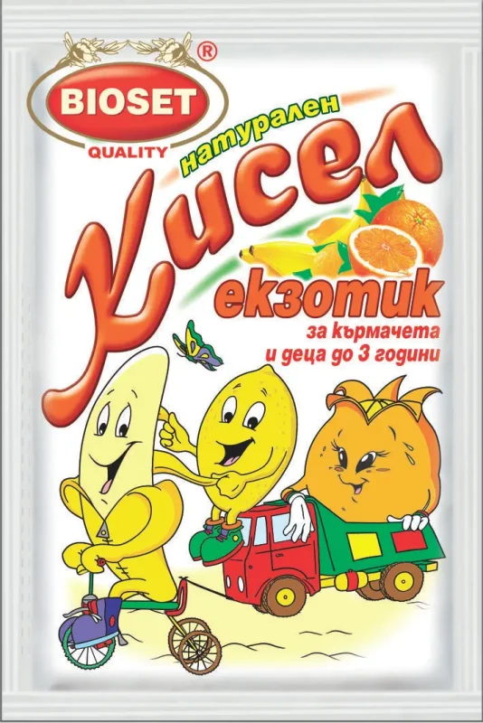 Кисел БИОСЕТ екзотик, 75 г - BIOSET