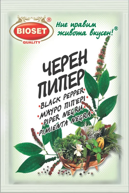 Черен пипер БИОСЕТ зърна 10 г
