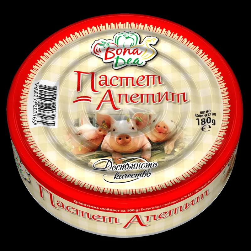 Пастет BONA DEA Апетит 180 г