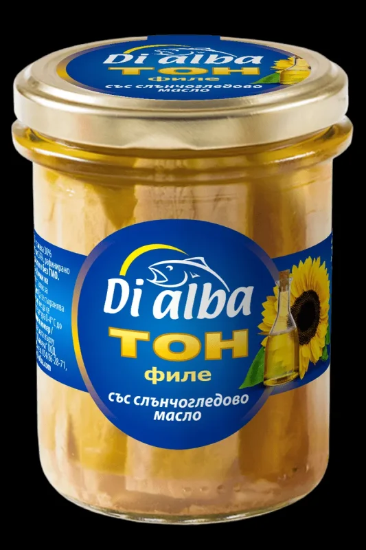 Риба тон DI ALBA филе слънчогледово масло 200 г