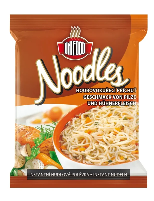 Инстантни Спагети NOODLES с вкус пиле и гъби 60 г - UNI FOOD