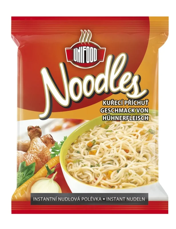 Инстантни спагети NOODLES с вкус на пиле 60 г - UNI FOOD