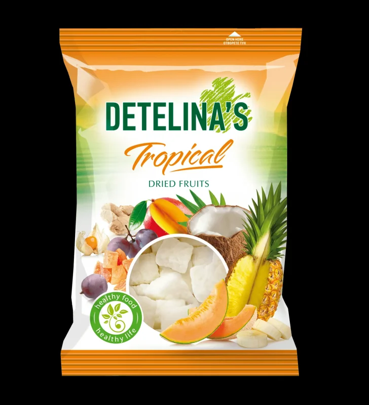 Кокос DETELINAS Сушен 100 г - DETELINAS