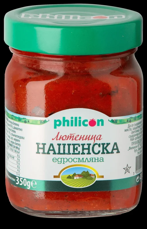 Лютеница Балкански вкус Едросмляна 580 г - PHILICON