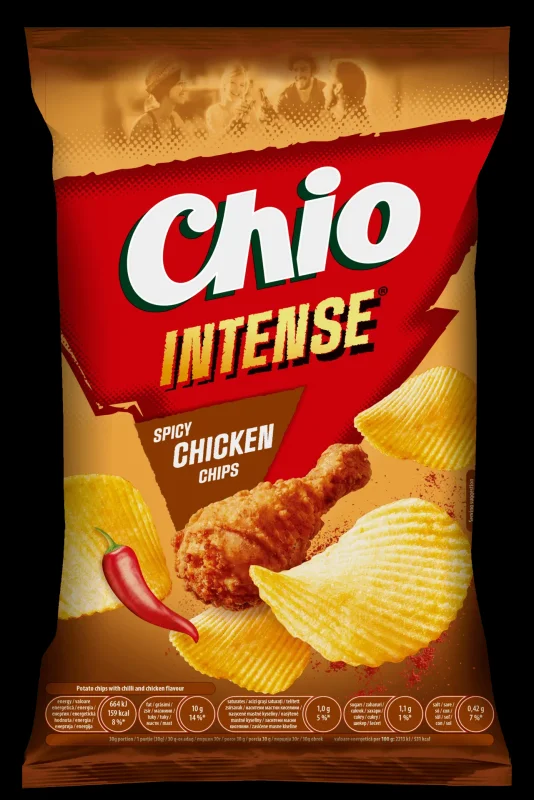 Чипс CHIO INTENSE пикантно пиле 135 г