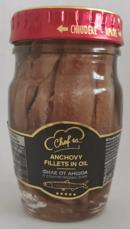 Филе аншоа в олио 78 г - CHEF IS