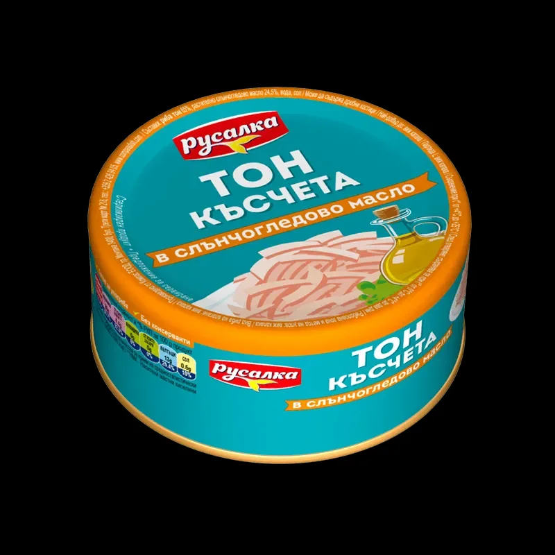 Риба тон РУСАЛКА късчета в олио 150 г - РУСАЛКА