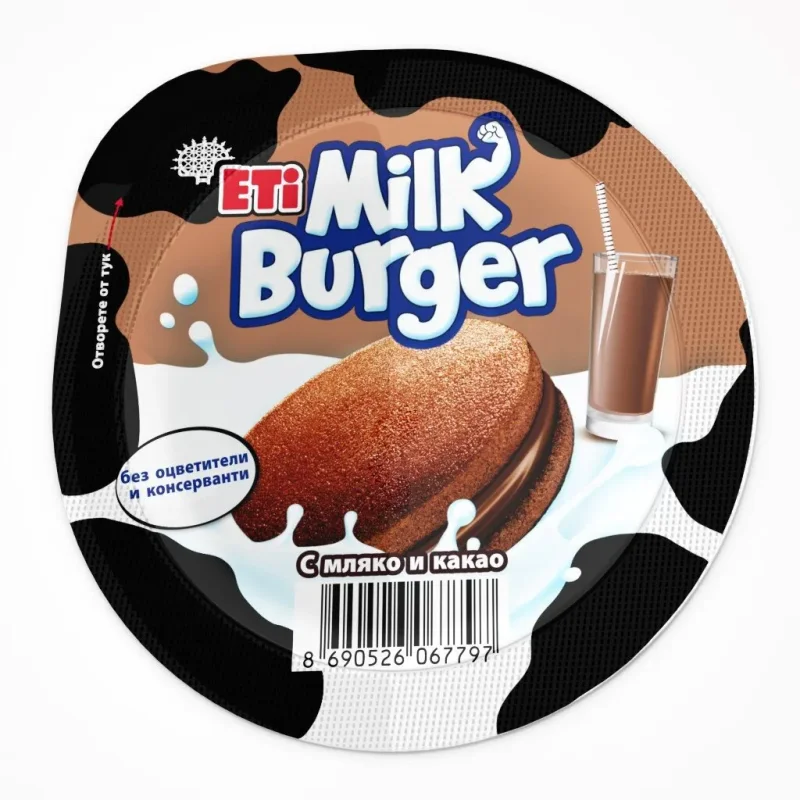 Млечен десерт BURGER с какао и мед 35 г - Burger
