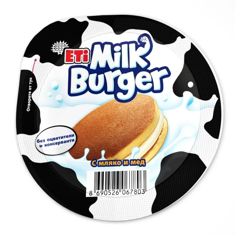 Млечен десерт BURGER с млечен крем 35 г - Burger