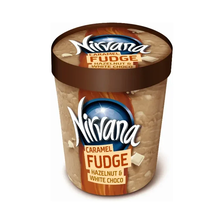 Сладолед NIRVANA Fudge карамел 340 г - Nirvana