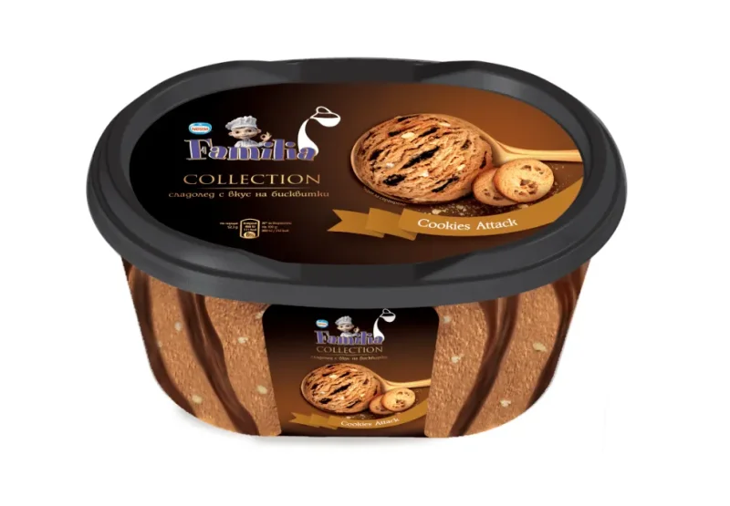 Сладолед FAMILIA Collection Cookies Attack 507 г - FAMILIA ICE