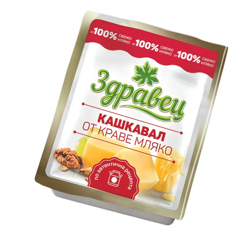 Кашкавал от кр.мляко ЗДРАВЕЦ 220 г - Здравец