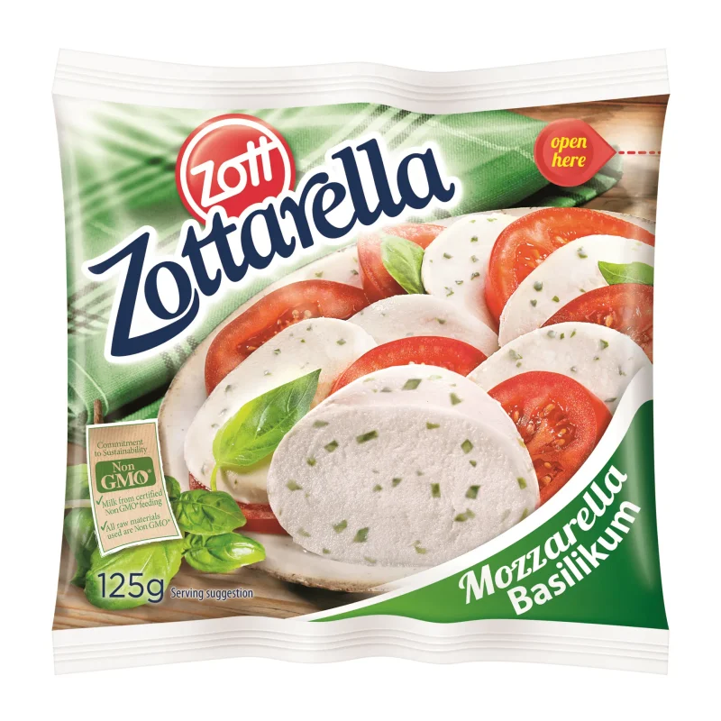 Моцарела ZOTT Босилек 125 г - ZOTT