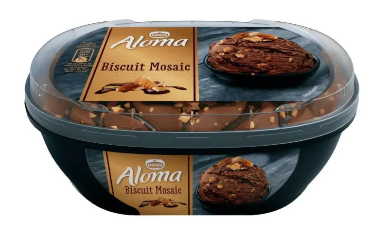 Сладолед ALOMA Biscuit Mosaic 500 г - ALOMA