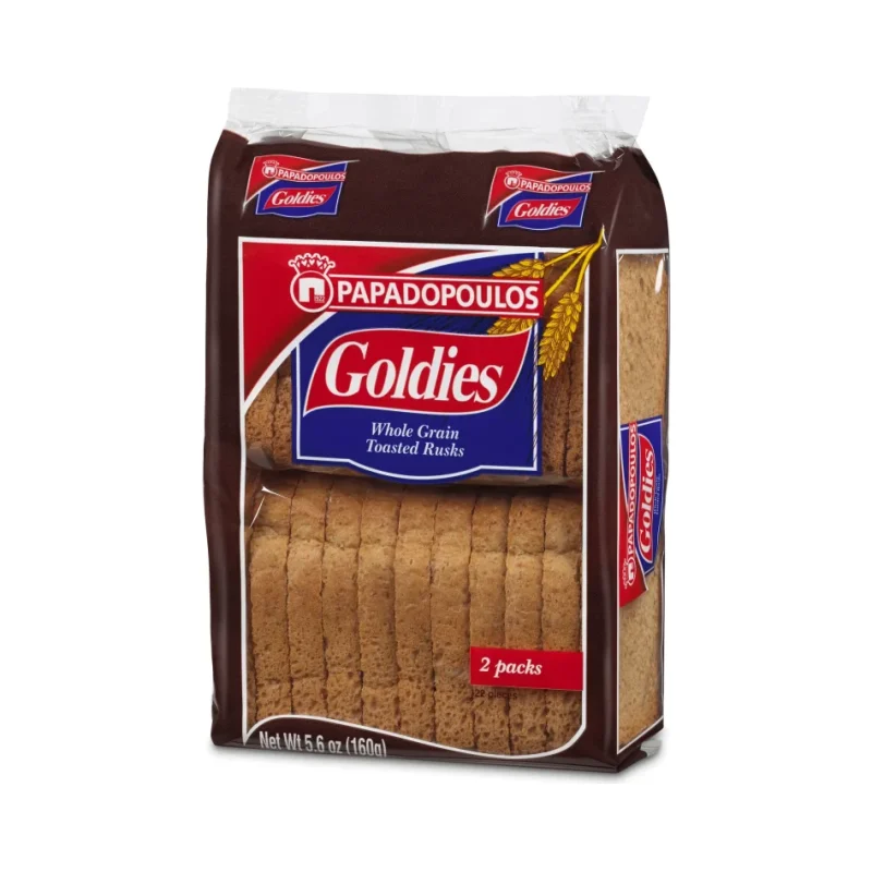 Сухари GOLDIES ръжени 160 г - Papadopoulos