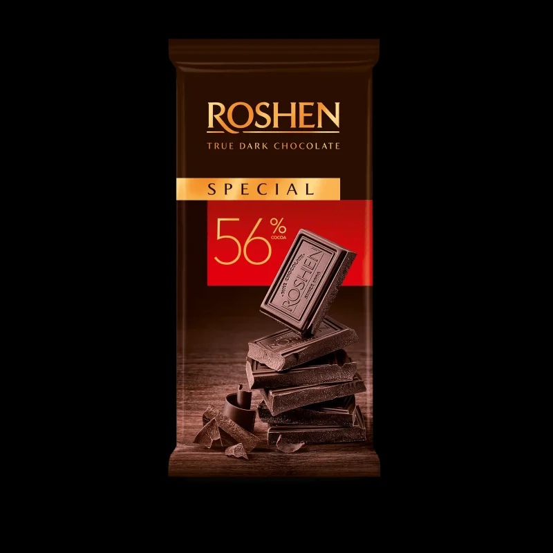 Шоколад ROSHEN Special Dark Chocolate 56% 90 г - ROSHEN