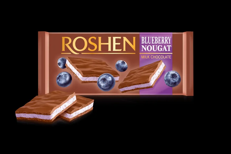 Шоколад ROSHEN с боровинкова нуга 90 г